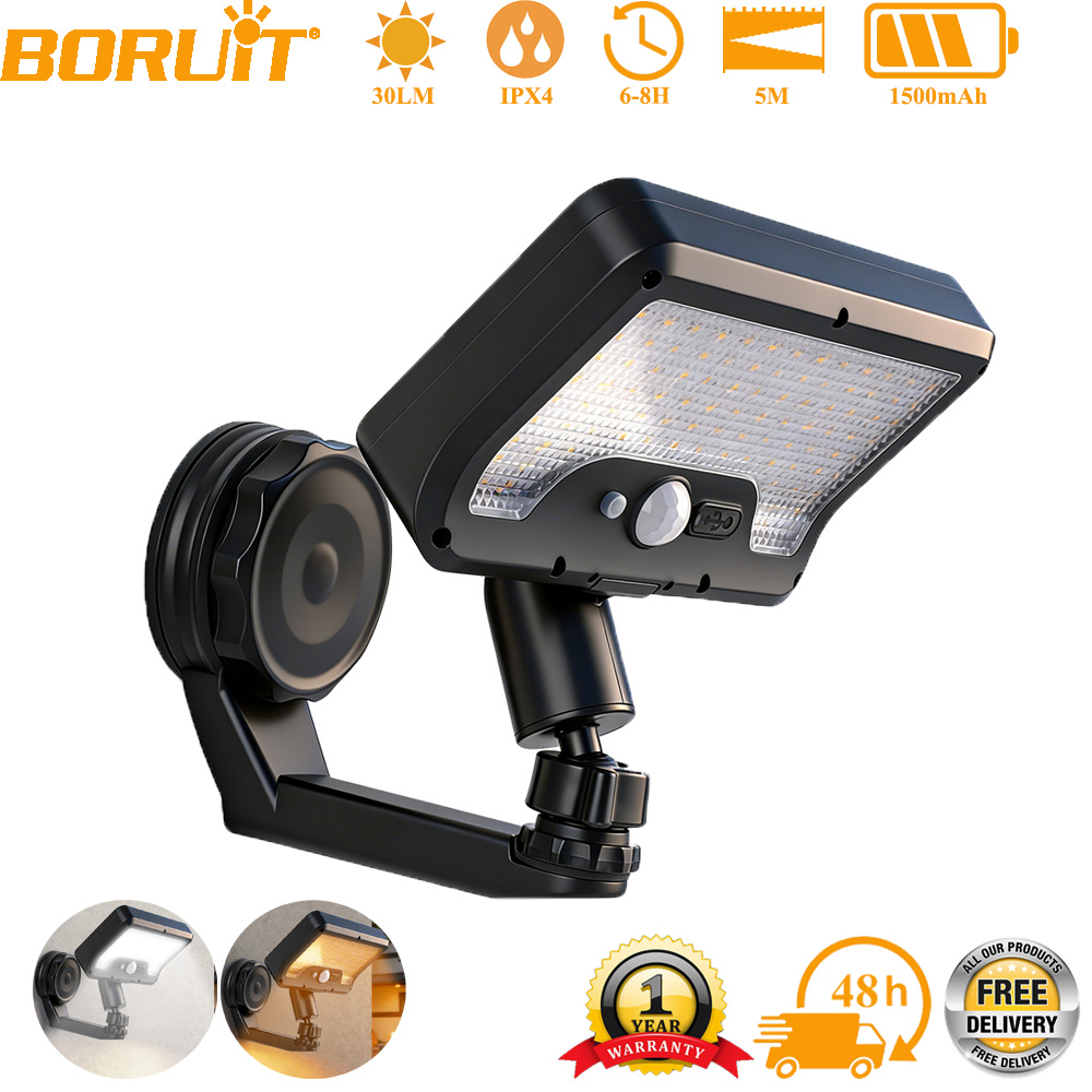 Waterproof Junction Box Solar - BORUiT Lampes solaires à clipser à