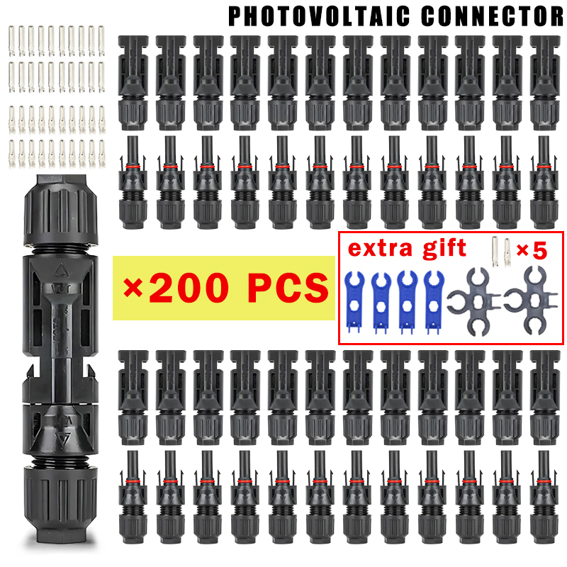 400/200/100/20 pièces connecte - Solar Cable Mc4 Connector avis et prix