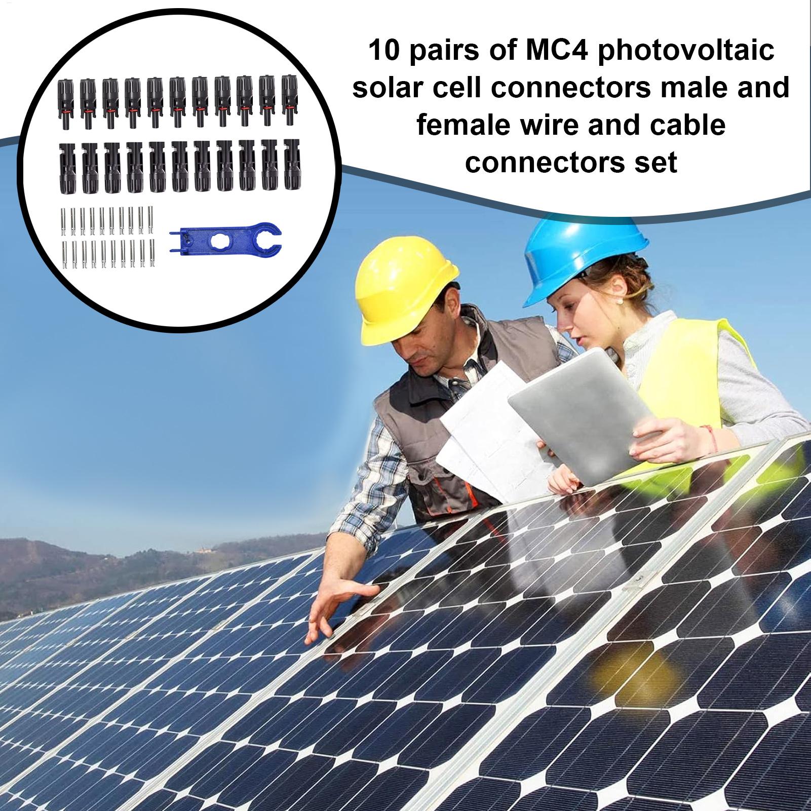 10 paires de connecteurs solai - Solar Cable Mc4 Connector avis et prix