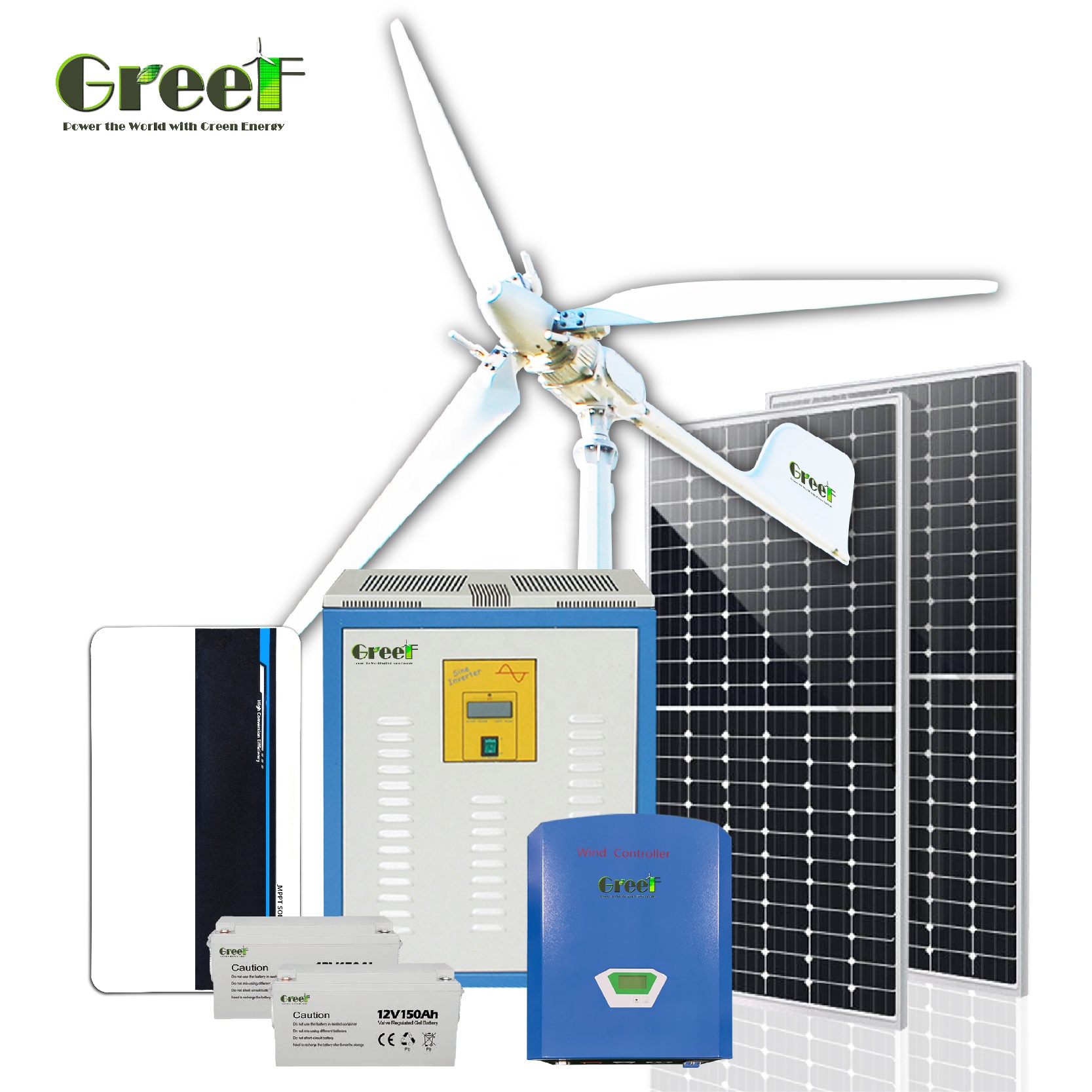 Kit complet de panneaux solair - Wind Solar Hybrid Kit avis et prix