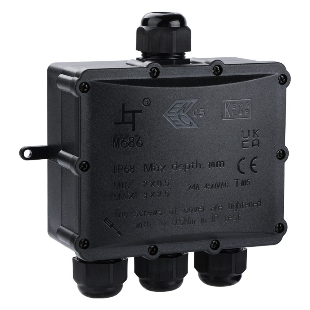 4 voies 1In3Out IP68 étanche 4 - Waterproof Junction Box Solar avis et prix