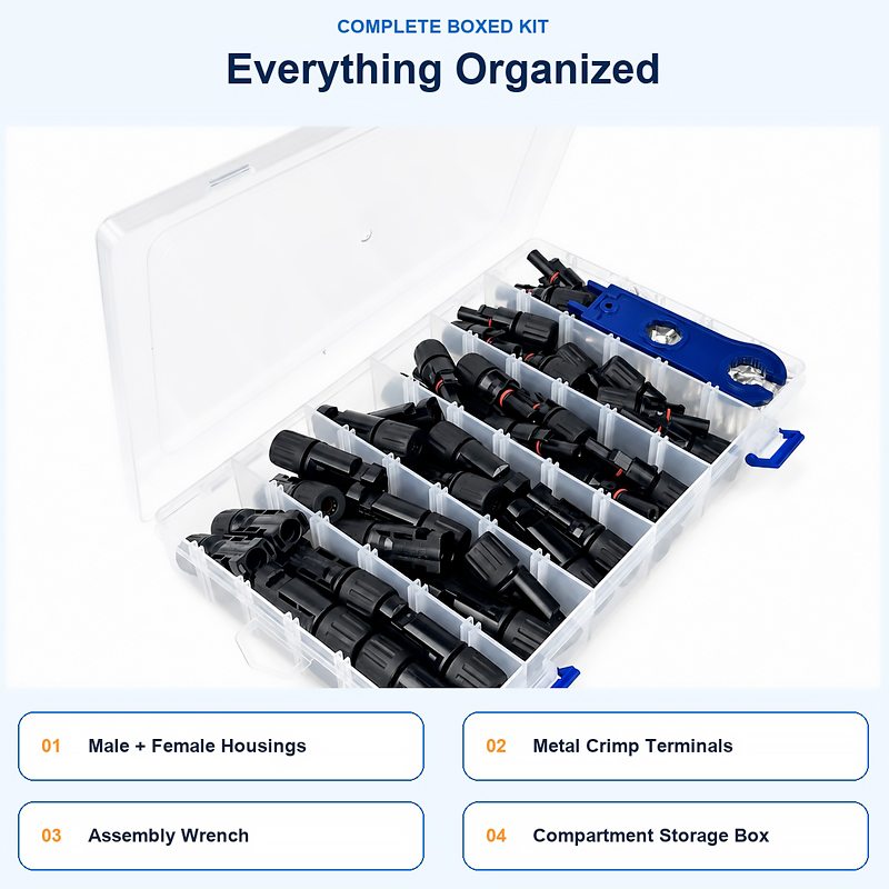 Kit de connecteurs pour pannea - Solar Cable Mc4 Connector avis et prix