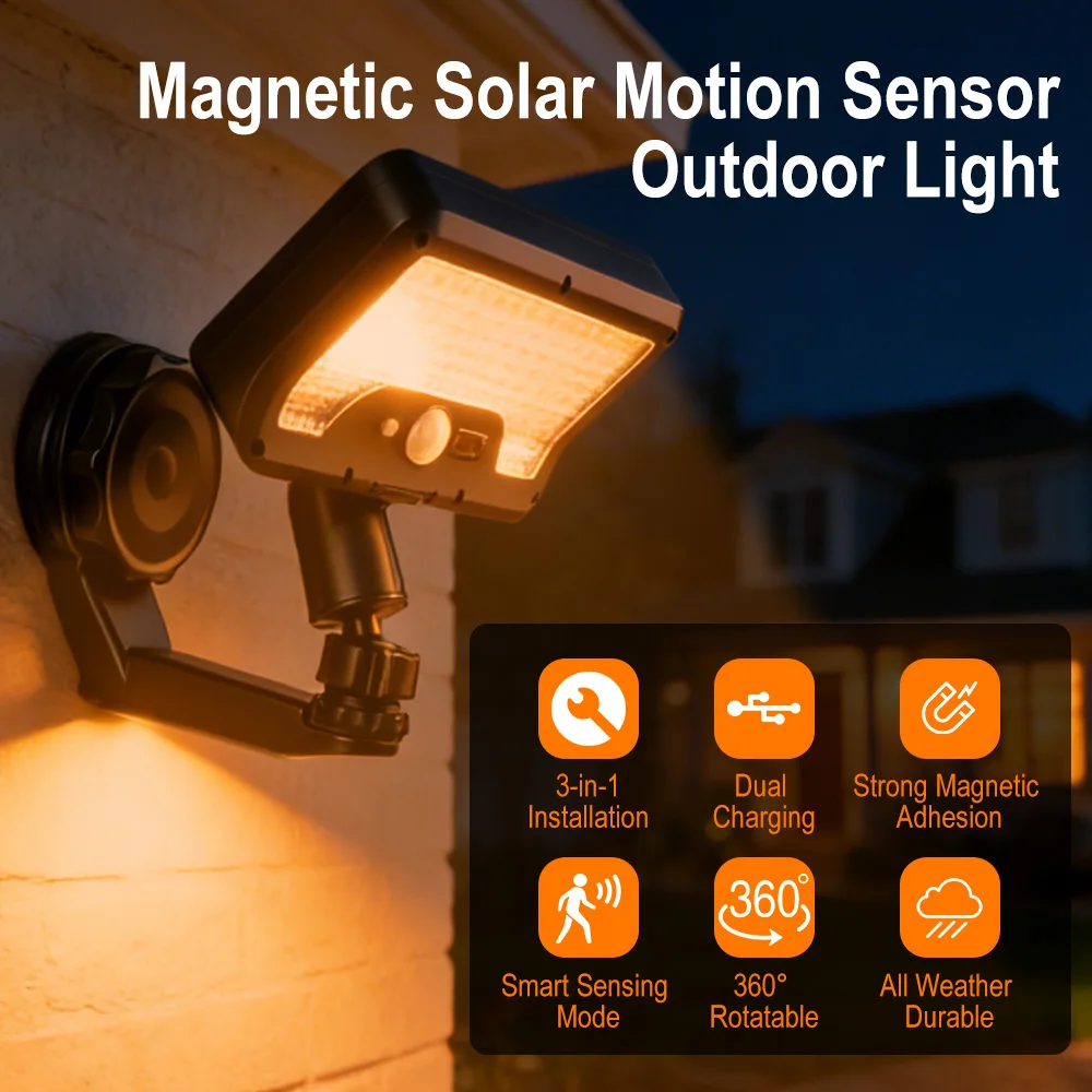 BORUiT Lampes solaires à clips - Waterproof Junction Box Solar avis et prix