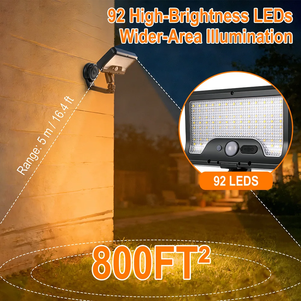 BORUiT Lampes solaires à clips - Waterproof Junction Box Solar avis et prix
