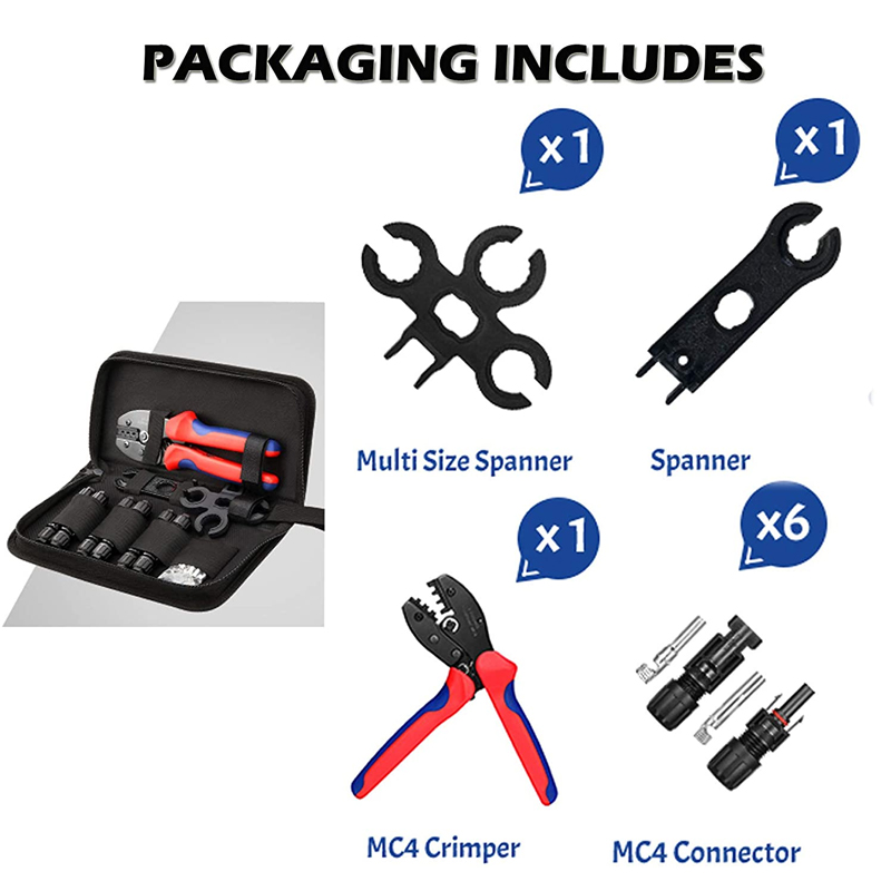 Kit d'outils de pince à sertir - Solar Cable Mc4 Connector avis et prix