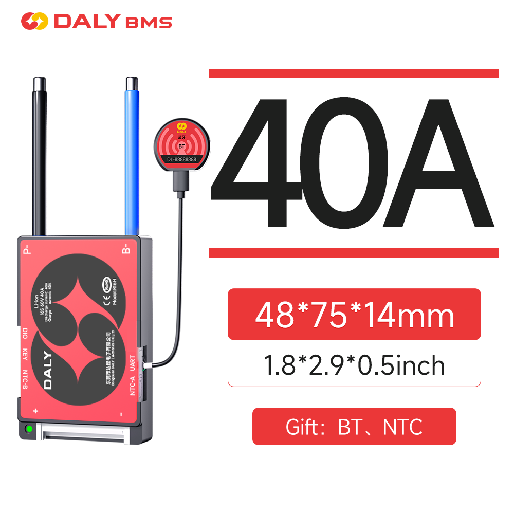 DALY Smart BMS 16S 60V 40A Li- - Lifepo4 Battery Pack avis et prix