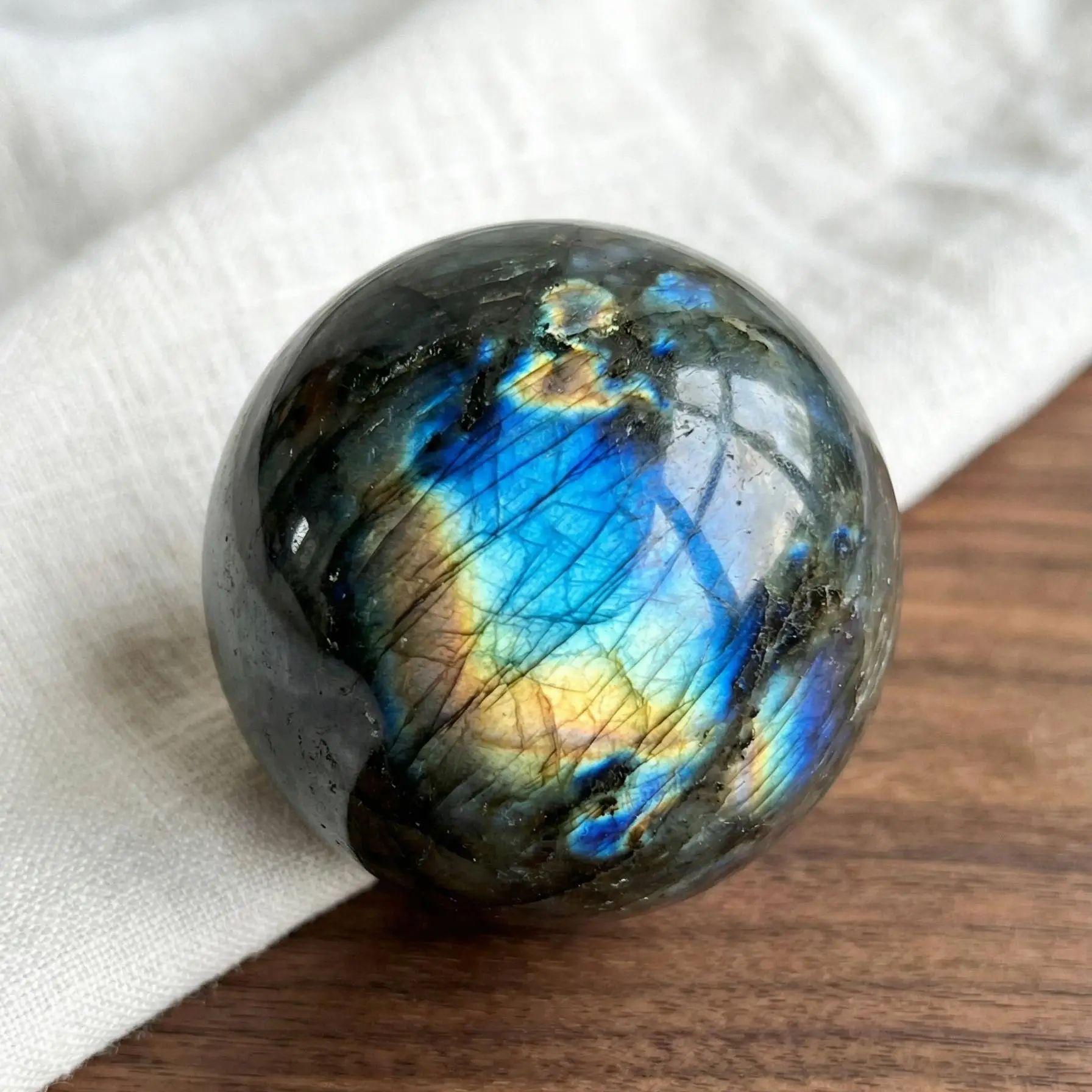 Sphère de labradorite naturell - Renewable Energy Lab avis et prix