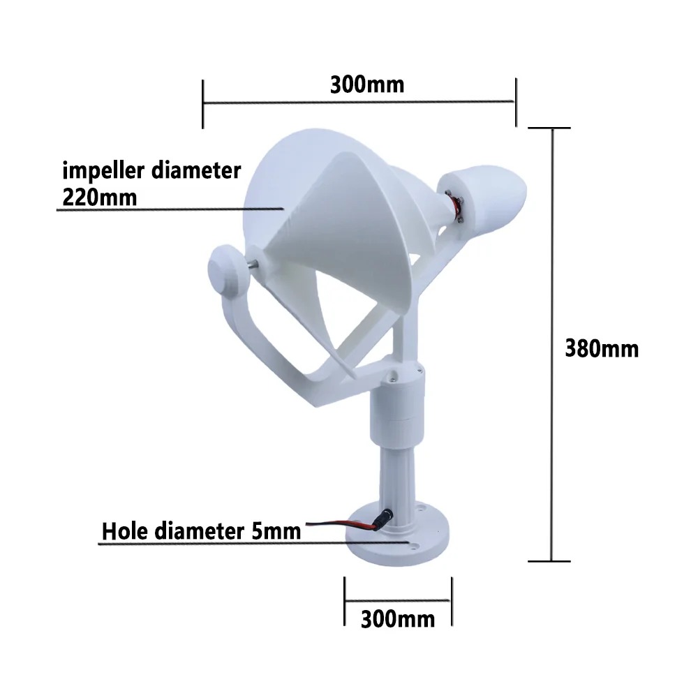 Mini éolienne spirale 50W, gén - Wind Turbine Generator avis et prix