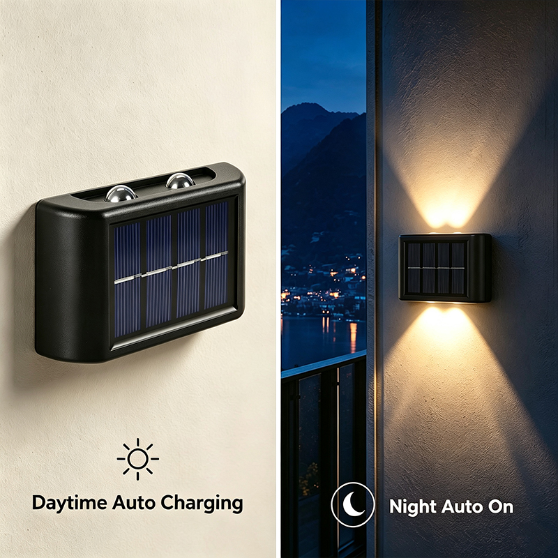 Lampe solaire murale extérieur - Waterproof Junction Box Solar avis et prix