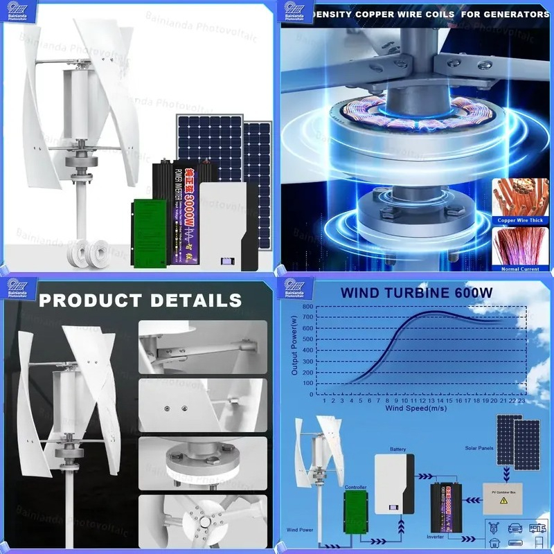 Système hybride éolien-solaire - Wind Solar Hybrid Kit avis et prix