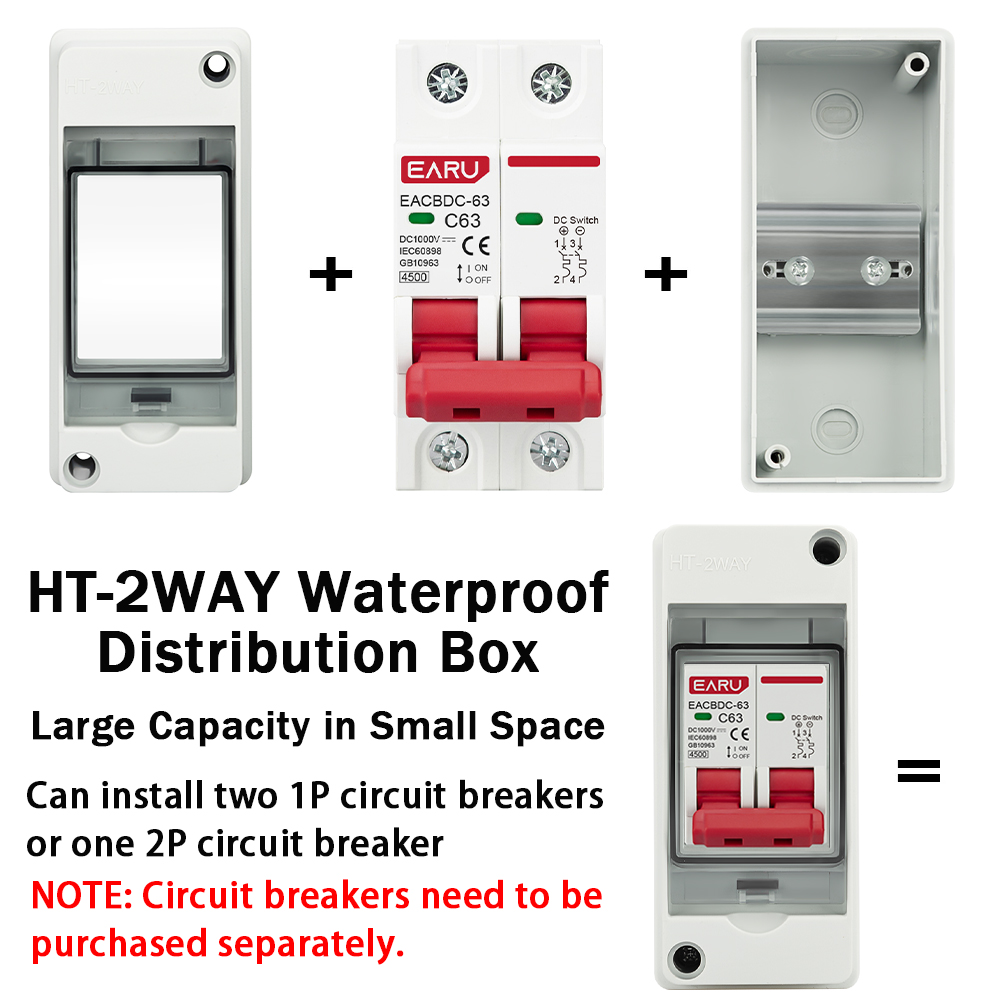 HT-2 IP65 étanche Distribution - Waterproof Junction Box Solar avis et prix